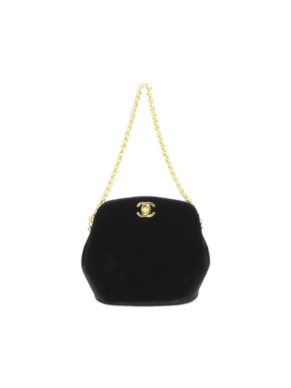 Chanel Vintage Bag Handbag Black